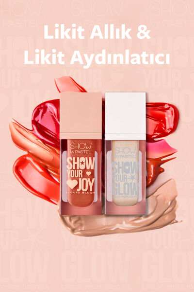 Show By Pastel Mix & Match Glow Liquid Highlighter 72 & Joy Liquid Blush 57 - Show By Pastel (1)