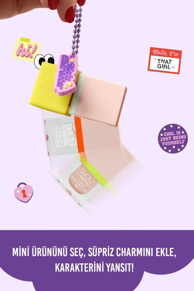 Show By Pastel Glow-Up Girl! Main Character Mini Kit (Liquid Blush Mini 52 & Liquid Highlighter Mini 72 & Clear Lip Gloss Mini) - 4