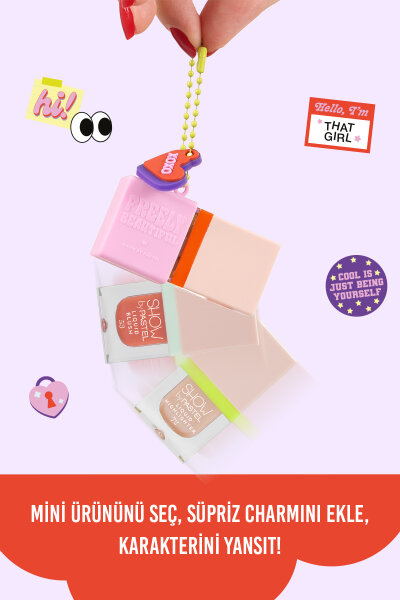 Show By Pastel Glow-Up Girl! Xoxo Mini Kit (Liquid Blush Mini 53 & Liquid Highlighter Mini 72 & Clear Lip Gloss Mini) - 4