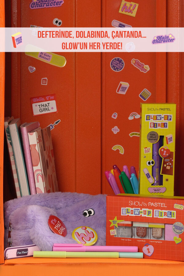 Show By Pastel Glow-Up Girl! Xoxo Mini Kit (Liquid Blush Mini 53 & Liquid Highlighter Mini 72 & Clear Lip Gloss Mini) - 6