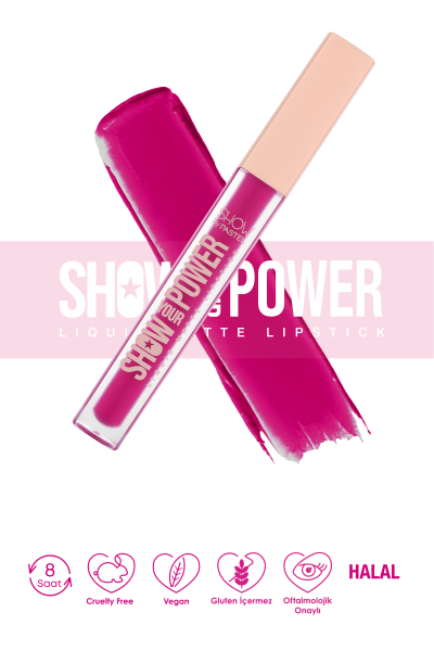 Show By Pastel Show Your Power Liquid Matte Lipstick- Likit Mat Ruj 608 - 6