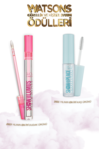 Show By Pastel Show Your Lumos Dudak Parlatıcısı & Show Your Peace Transparan Kaş ve Kirpik Maskarası - 5