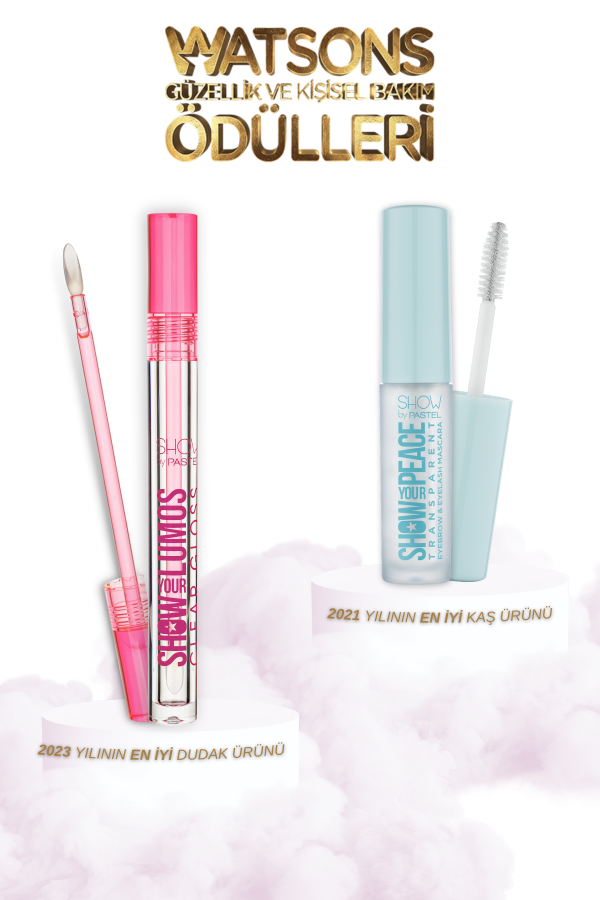 Show By Pastel Show Your Lumos Dudak Parlatıcısı & Show Your Peace Transparan Kaş ve Kirpik Maskarası - 5