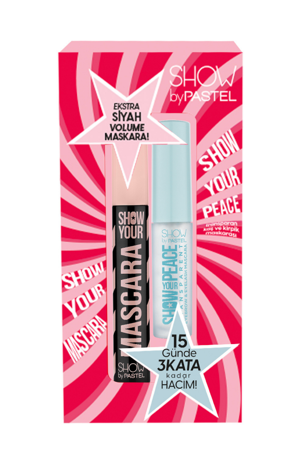 Show By Pastel Show Your Mascara & Show Your Peace - Transparan Kaş ve Kirpik Maskarası - 1