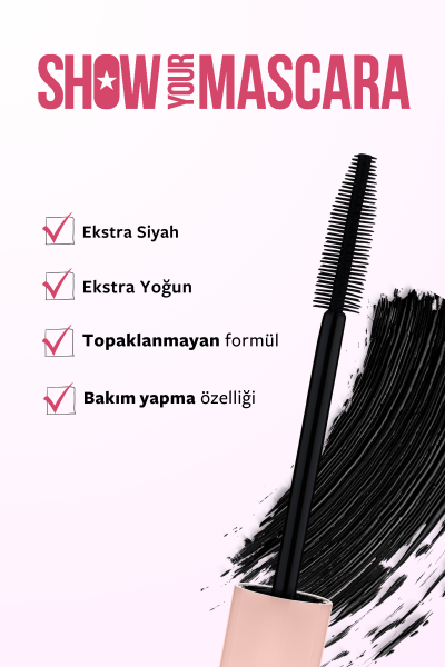Show By Pastel Show Your Mascara & Show Your Peace - Transparan Kaş ve Kirpik Maskarası - 6