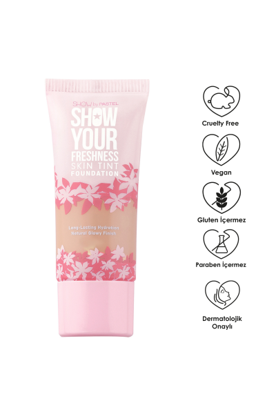 Show By Pastel 502 Show Your Freshness Skin Tint Fondöten - Beige Rose - 3