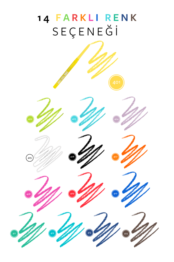 Show By Pastel - Suya Dayanıklı Jel Göz Kalemi 401 - 8