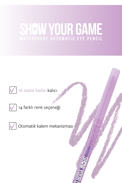 Show By Pastel - Suya Dayanıklı Jel Göz Kalemi 404 - 3