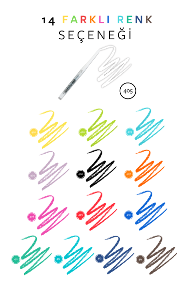 Show By Pastel - Suya Dayanıklı Jel Göz Kalemi 405 - 8