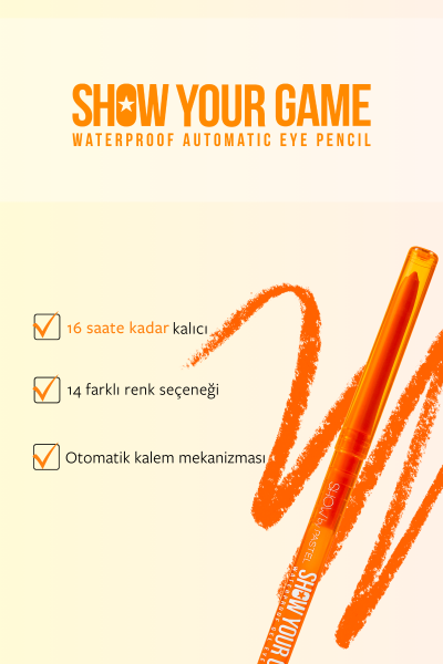 Show By Pastel - Suya Dayanıklı Jel Göz Kalemi 407 - 3