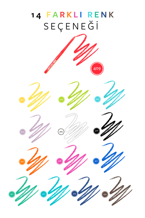 Show By Pastel - Suya Dayanıklı Jel Göz Kalemi 409 - 8