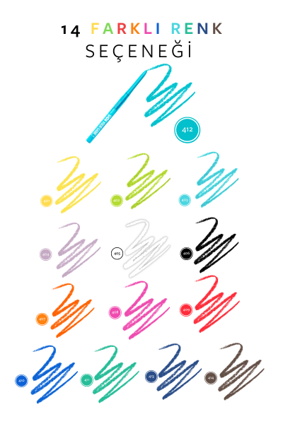 Show By Pastel - Suya Dayanıklı Jel Göz Kalemi 412 - 8