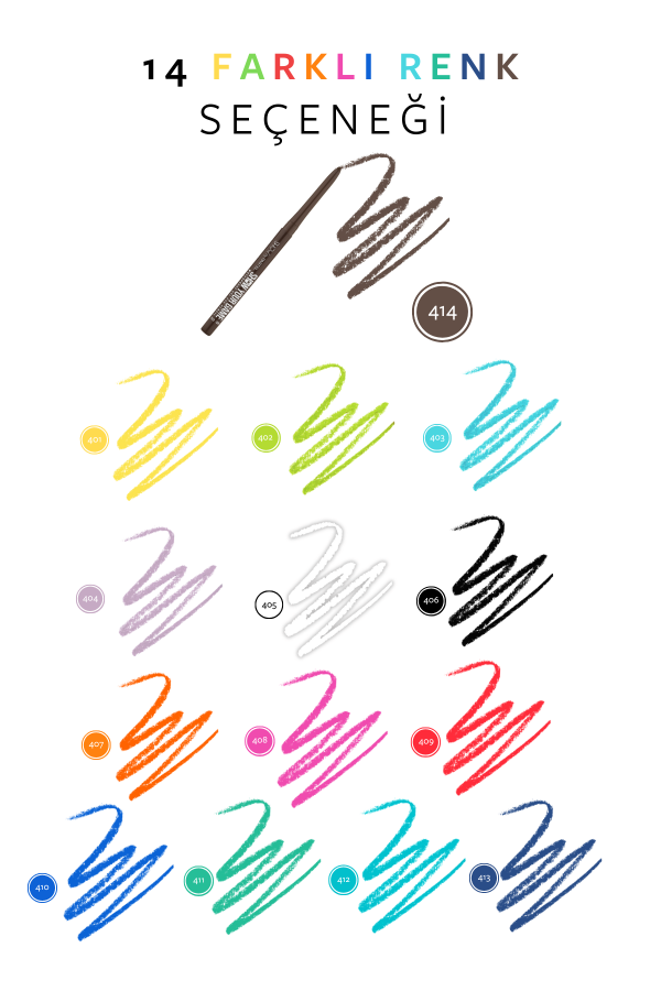Show By Pastel - Suya Dayanıklı Jel Göz Kalemi 414 - 8