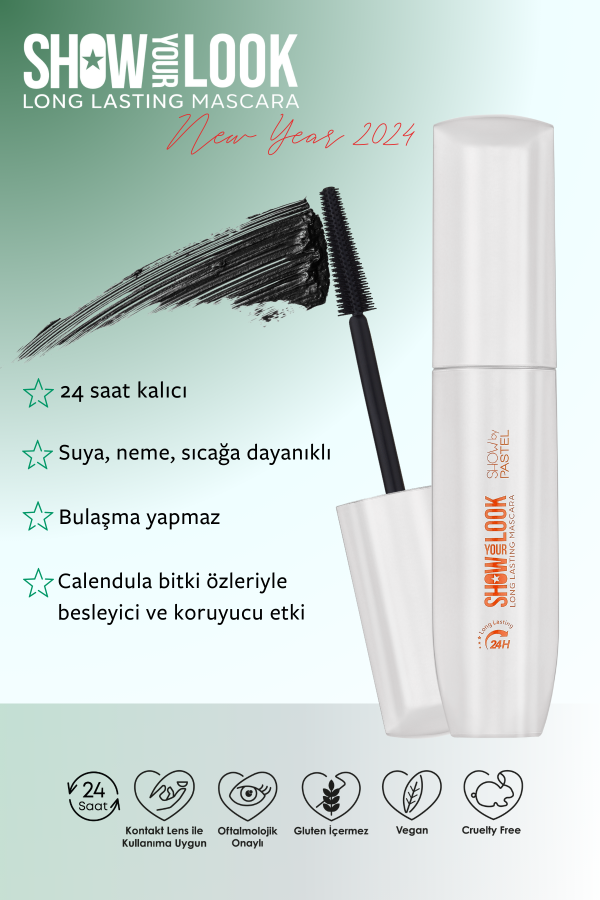 Show By Pastel Show Your Look 24H Long Lasting Mascara - Maskara - 8