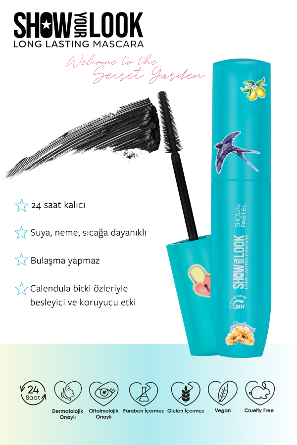 Show By Pastel Show Your Look 24H Long Lasting Volume Mascara - Maskara Secret Garden - 8