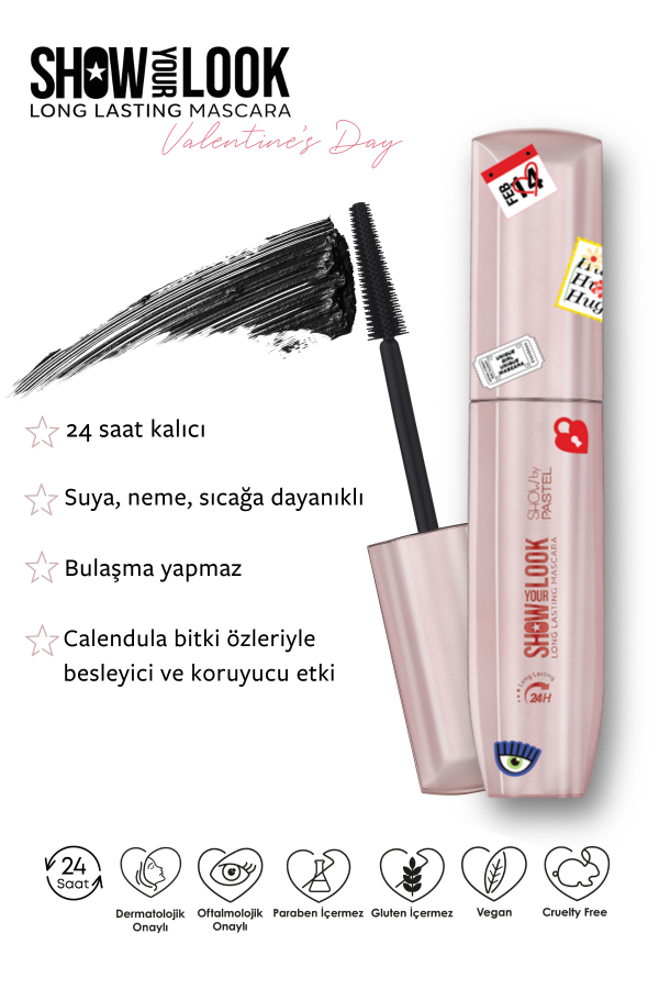 Show By Pastel Show Your Look 24H Long Lasting Mascara - Maskara Sevgililer Günü - 9