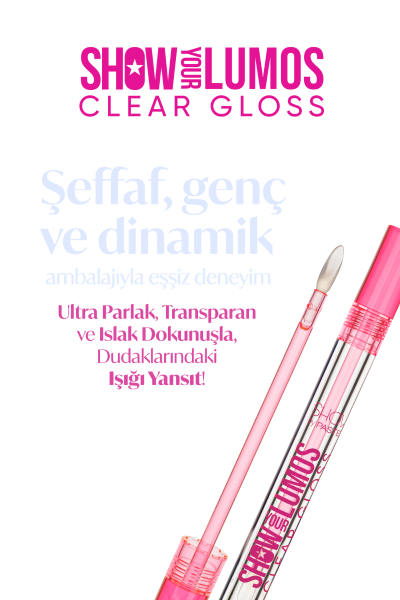Show By Pastel Show Your Lumos Clear Gloss - Dudak Parlatıcısı - 7