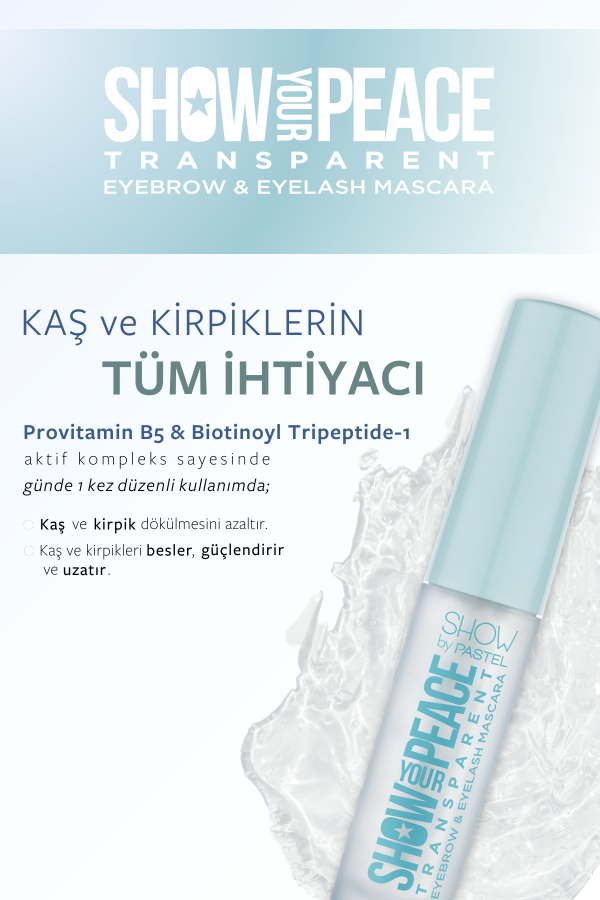 Show By Pastel Show Your Peace Transparent Eyebrow & Eyelash Mascara - Transparan Kaş ve Kirpik Maskarası - 6