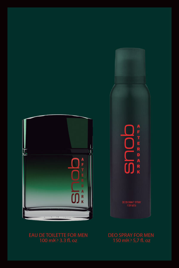 Snob Afterdark EDT & Deodorant Spray For Men - 2