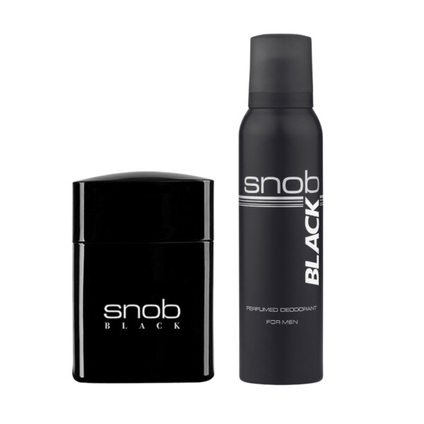 Snob Black Edt + Perfumed Deodorant - Hediye Seti - Snob (1)